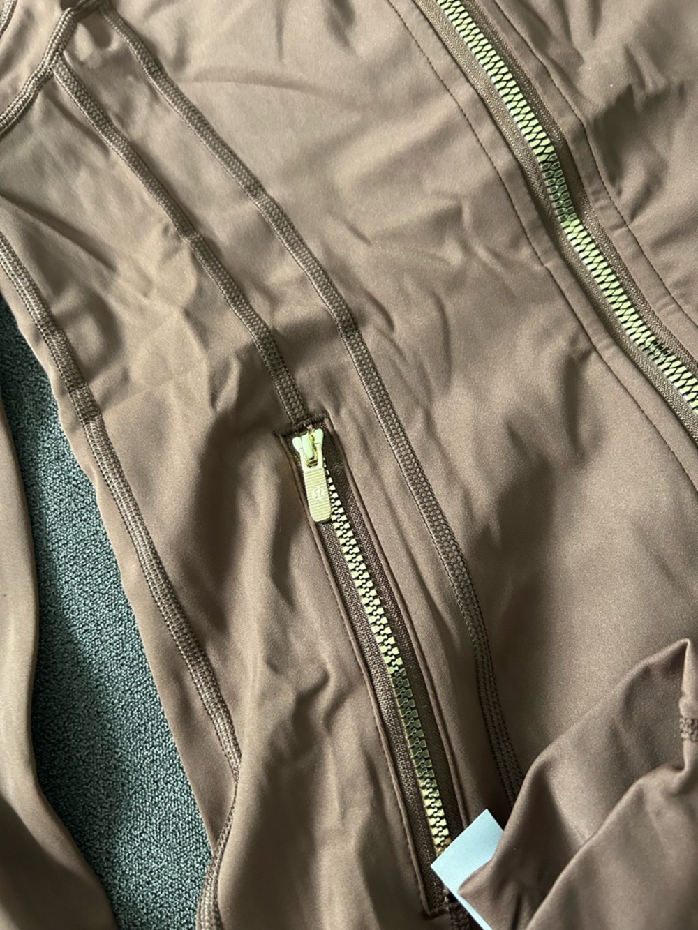 lululemon athletica Brown Track Jacket and Joggers Set - Picture 2 of 5